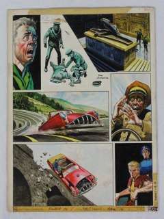 Don Lawrence - Formaat: 47 X 34 Cm | Lawrence, Don - Originele pagina (p.4) - Trigië 10 - De planeet van de angst - (1971) | Catawiki