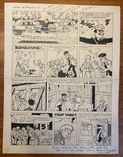 Tibet | Tibet - Planche originale - Le Club des "Peur-de-Rien" T.5 - Les rois des vacanciers - (1979) | Catawiki