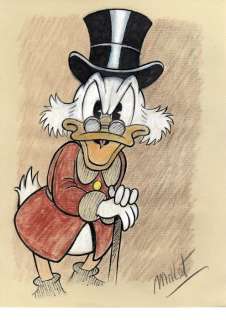 Millet | . Scrooge McDuck - Millet - Original Drawing - EO | Catawiki