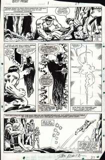 John Romita Sr. Mark Gruenwald - questprobe #1 last page (1984)