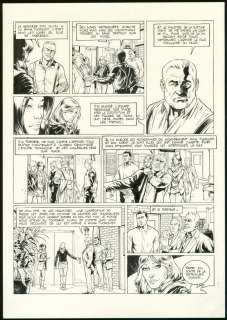 Jean Charles Poupard - planche originale n°7 - La première peau - Le chant des Runes