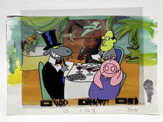 Lot 47 - A multi-layered animation cel from series 5 episode 4 of Henrys Cat… | misc / divers