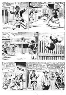 Essegesse | Grande Blek n. 33 - Tavola Originale EsseGesse - il Pipistrello - Page volante - EO - (1970) | Catawiki