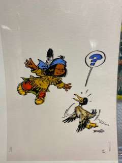 Derib | Yakari - Mise en Couleur originale + Calque | Catawiki