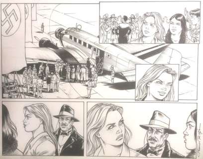 Du Caju, Thomas | Du Caju, Thomas - Originele stroken (halve pagina) - Betty & Dodge 8 - Berlijn zien en sterven - (2019) | Catawiki