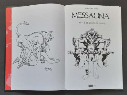 Formaat: 21,5 X 30,5 Cm. | Messalina - Acte 1: Le temple de Priape - avec dédicace par Jean-Yves Mitton - Cartonné - (2011/2017) | Catawiki