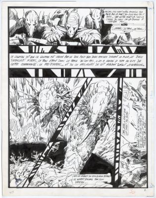 Philippe Druillet | NOSFERATU – Planche originale 30 | Galerie Barbier