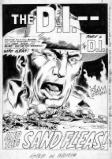 Joe Kubert | G.I. COMBAT # 56 PAGE 1 SPLASH | Pedigree Comics