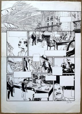 Georges Bess | Juan Solo #1 page | Thornbush Art