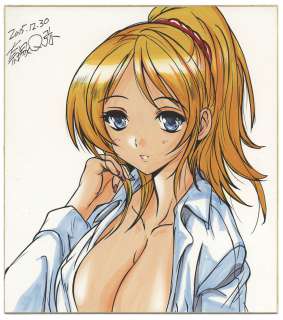 Nazuka Q Wataru Hand-Drawn Color Shikishi | Mandarake (Big Web)