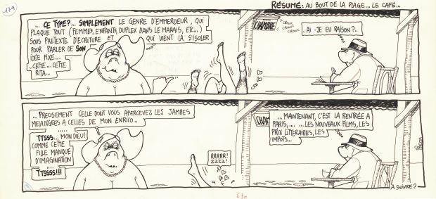 Régis Franc | 1989 - Le café de la plage | Huberty Breyne Gallery