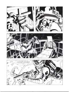 Germano Bonazzi | Germano Bonazzi 4x Tavole Originali Agenzia Alfa "I naufraghi dello spazio" - (1998) | Catawiki