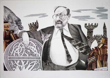 Sironi Fabio (n. 1956) - Umberto Eco | Capitolium Art