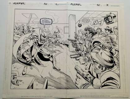 Sergio Cariello - azrael: agent of the bat #96 pg. 2/3