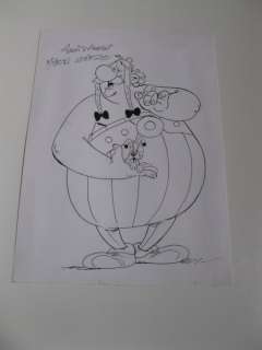 Uderzo, Marcel | Uderzo, Marcel - Originele tekening - Obélix & Idéfix | Catawiki