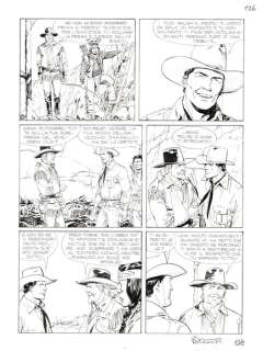 Bruno Brindisi - | Bruno Brindisi - 2x Tavola Originale - Tex Color n. 1 - "E venne il giorno" - (2011) | Catawiki