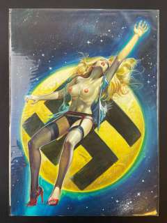 Enzo Sciotti - Enzo Sciotti - Il Pianeta della Svastica - Originale di copertina - Page volante - Exemplaire unique