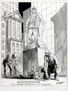 Eisner, Will (William Erwin, Dit) | EISNER, Will The strength of man Illustration Ã  l’encre de chine,&hell | Coutau Bégarie