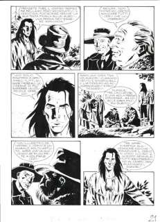 Giuseppe Barbati/Bruno Ramella - - Giuseppe Barbati/Bruno Ramella - 3x Tavole Originali - Magico Vento n. 18 "L‘Ombra del Guerriero" - (1998)