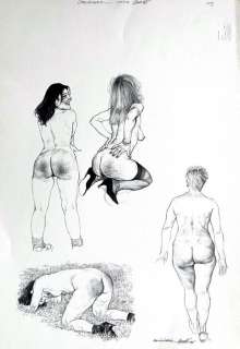 Riccardo Mannelli | Riccardo Mannelli - Illustrazione originale - Page volante | Catawiki