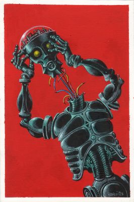 Jean-Michel Nicollet | MEKANOPOLIS – ILLUSTRATION ORIGINALE 008 | Galerie Barbier