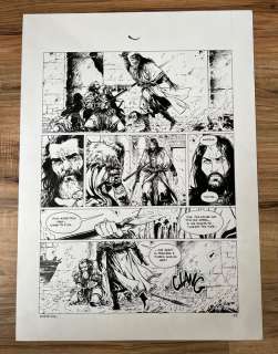 Thimothée Montaigne - Montaigne, Thimothée - Planche originale (p.58) - Le Troisième testament T4 - Julius IV - (2015)