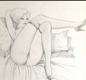 Leone Frollo | Pin Up - L. Frollo - Studio originale - Page volante - Exemplaire unique | Catawiki