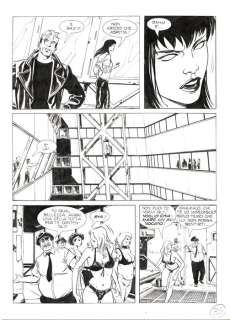 Roberto de Angelis - | Roberto De Angelis - 3x Tavola Originale - Nathan Never n. 202 "La torre dell’orologio" - (2008) | Catawiki