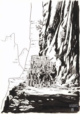 Brüno | Lucky Luke, 2025 - Dakota 1880 | Huberty Breyne Gallery