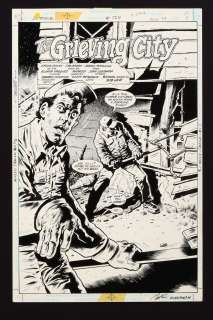 Jim Aparo, James Hodgkins - Original Art from Detective Comics #724 (1998) Page 1 Pencils by Jim Aparo, Inks by James Hodgkins