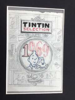 Studios Hergé / Hergé | Tintin - Projet Couverture "Tintin Selection" 1969 | Catawiki