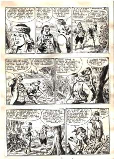 Essegesse - | EsseGesse - Tavola Originale - Grande Blek n. 89 "Lo sconosciuto" - (1962) | Catawiki