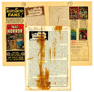 De Fuccio - ONE MORE MISSION!, TWO-FISTED TALES #25 (1952) | Russ Cochran