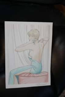 Renaud | Jessica Blandy - Dessin érotique en couleur - Format: 21 x 29,7 cm. | Catawiki