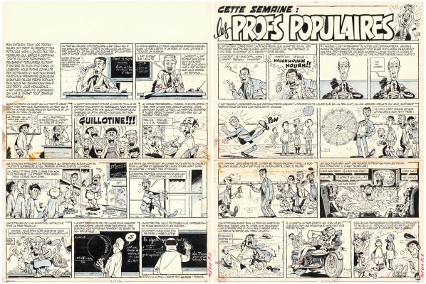 Marcel Gotlib | 1965 - Les Dingodossiers Les profs populaires | Huberty Breyne Gallery
