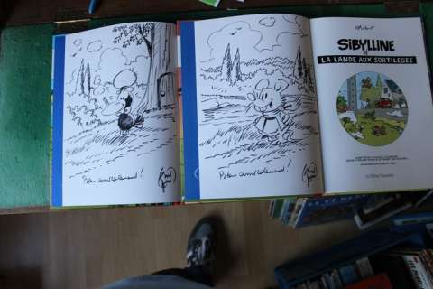 Taymans, André | Sibylline - 2 dédicaces de Taymans dans Sibylline T3 et T4 - Cartonné - EO - (2007) | Catawiki