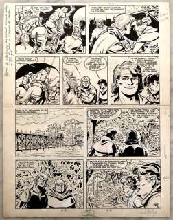 Sirius | Sirius - Originele pagina - Les Timour T16 - Le Serment d’Hastings - (1962) | Catawiki