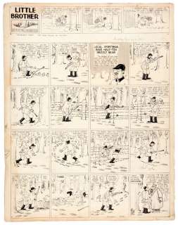 "THE BUNGLE FAMILY" ORIGINAL ART FOR TEN CONSECUTIVE SUNDAY PAGE FROM 1935. | Hake’s