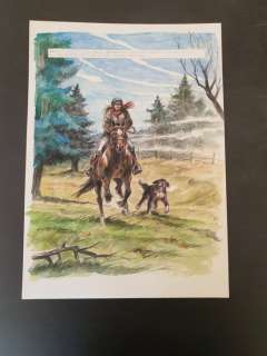 Derib | Derib - Planche originale couleur - Le Galop du silence - (2012) | Catawiki