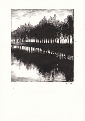 Frédéric Pajak | Sans titre, 10 - Encre de Chine, plume et pinceau sur papier | Huberty Breyne Gallery