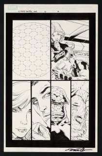Original Art from Ultimate Fantastic Four (2005) #16 Page 14 Pencils by Adam Kubert, Inks by John Dell | mycomicshop.com