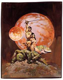 Frazetta - John Carter of Mars, Glossy Photo Proof (undated) | Russ Cochran