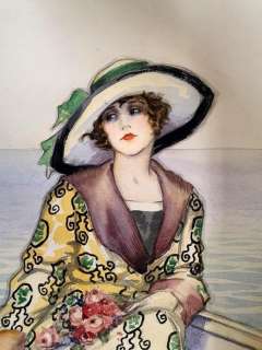 Adolfo Busi | Adolfo Busi - Illustrazione originale per cartolina anni ’20, firmata - Rara | Catawiki