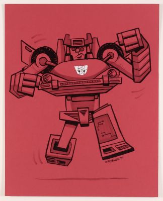 Ian Glaubinger | Bluestreak Sketch | mycomicshop.com