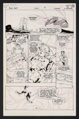 Oscar Jimenez | Original Art from Flash 80-Page Giant #1 (1998) Page 59 Pencils by Oscar Jimenez, Inks by Eduardo Alpuente | mycomicshop.com (Buy It Now)