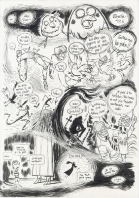 Cyril Pedrosa | Les coeurs solitaires, planche 50 | Galerie 9ème Art