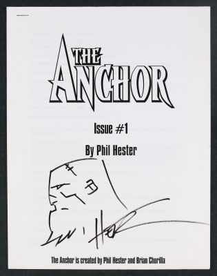 The Anchor #1 (2009 Boom) Sketched Script by Phil Hester | mycomicshop.com