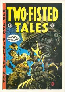 Davis - TWO-FISTED TALES #30, Portfolio Five Full Color Print (early 1970s) NO RESERVE! | Russ Cochran