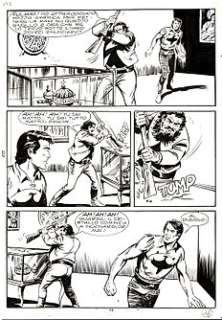 Franco Donatelli - | Franco Donatelli - 5x Tavola Originale - Zagor n. 127 "la fossa della morte" - (1975) | Catawiki