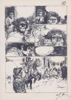 Follet. Planche préparatoire Ivan Zourine | BDEnchères